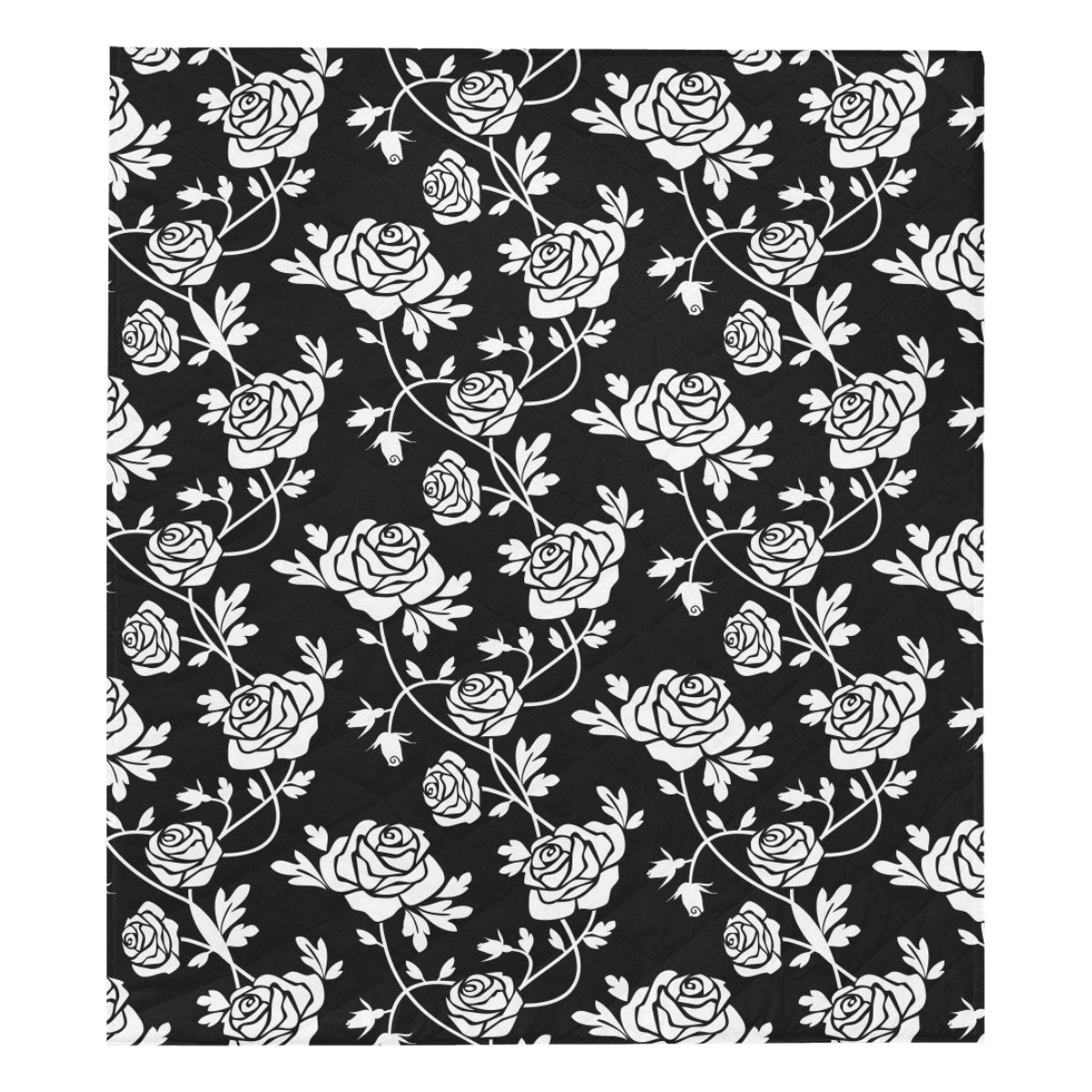 Rose Pattern Print Design RO013 Premium Quilt