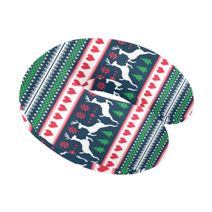Reindeer Pattern Print Design 03 U-Shaped Travel Neck Pillow
