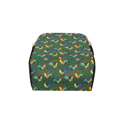 Rooster Pattern Print Design A01 Diaper Bag Backpack