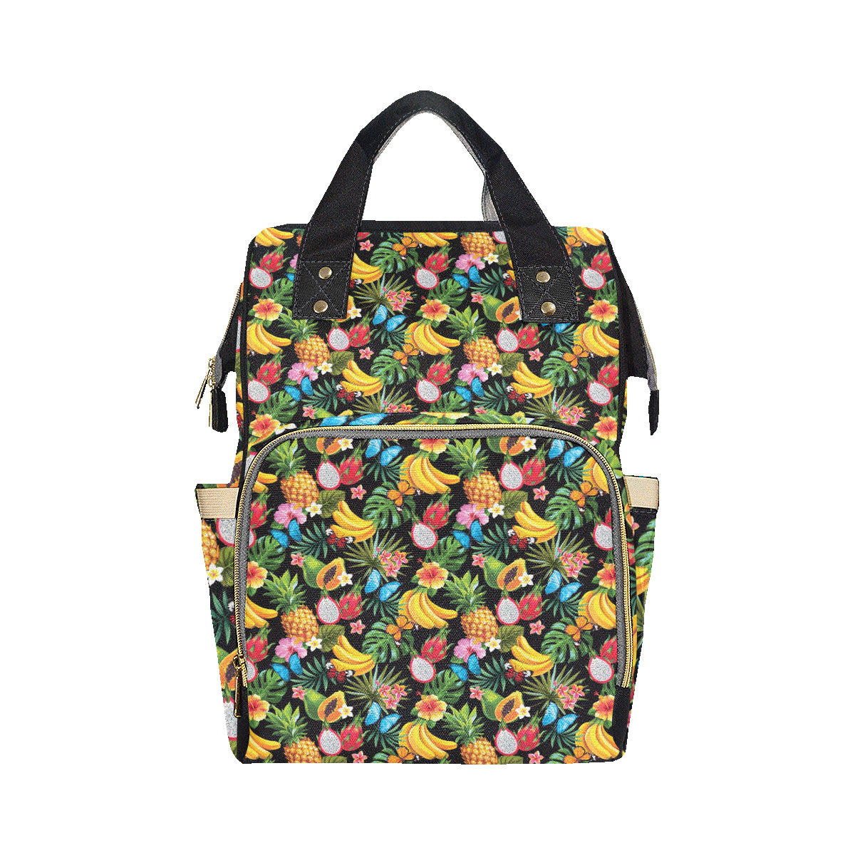 Tropical Fruits Pattern Print Design TF04 Diaper Bag Backpack