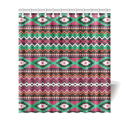 Mexican Pattern Print Design 01 Shower Curtain