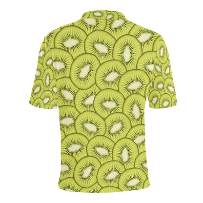 Kiwi Pattern Print Design KW07 Men Polo Shirt