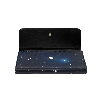 Night sky Pattern Print Design A02 Women's Trifold Wallet