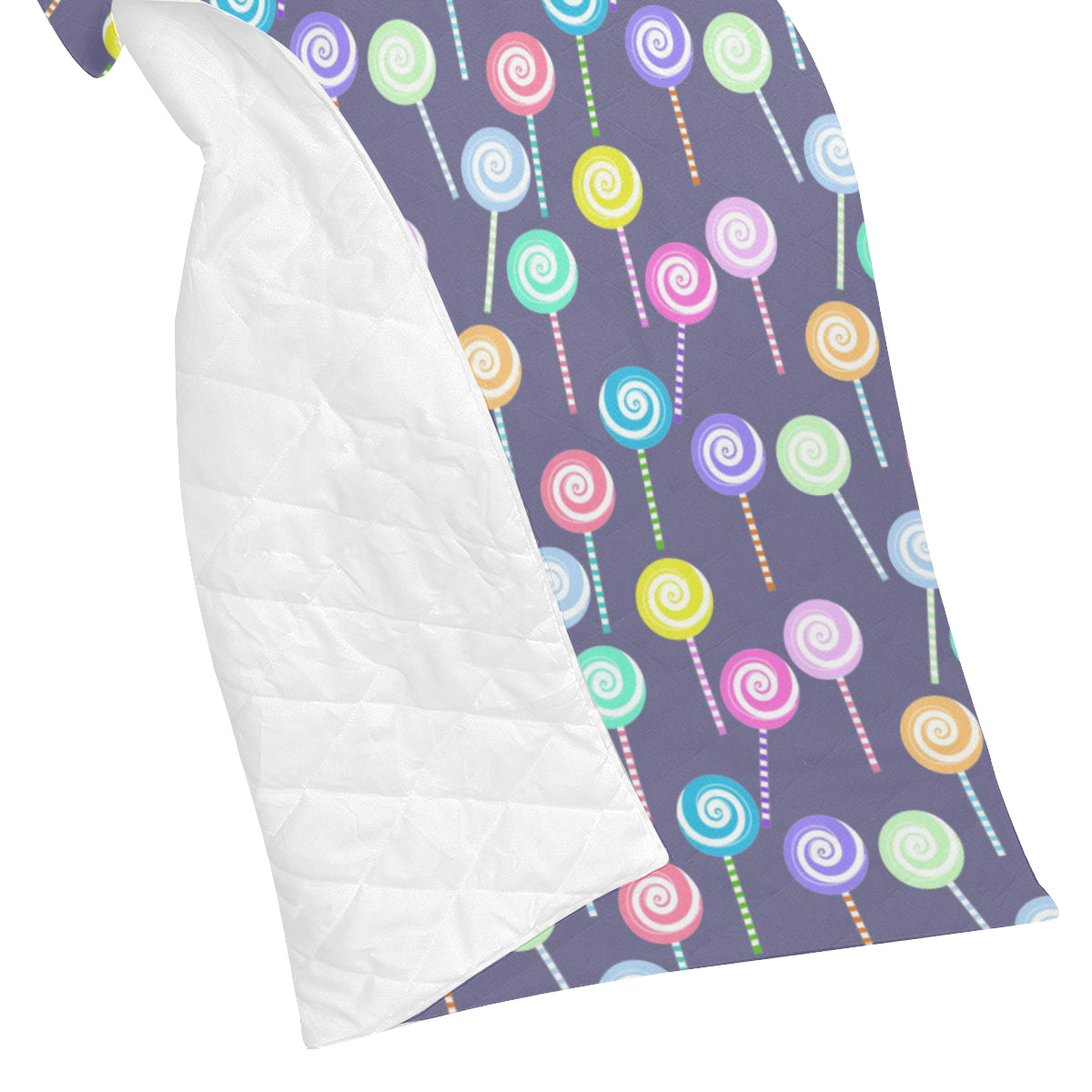 Lollipop Pattern Print Design LL03 Premium Quilt