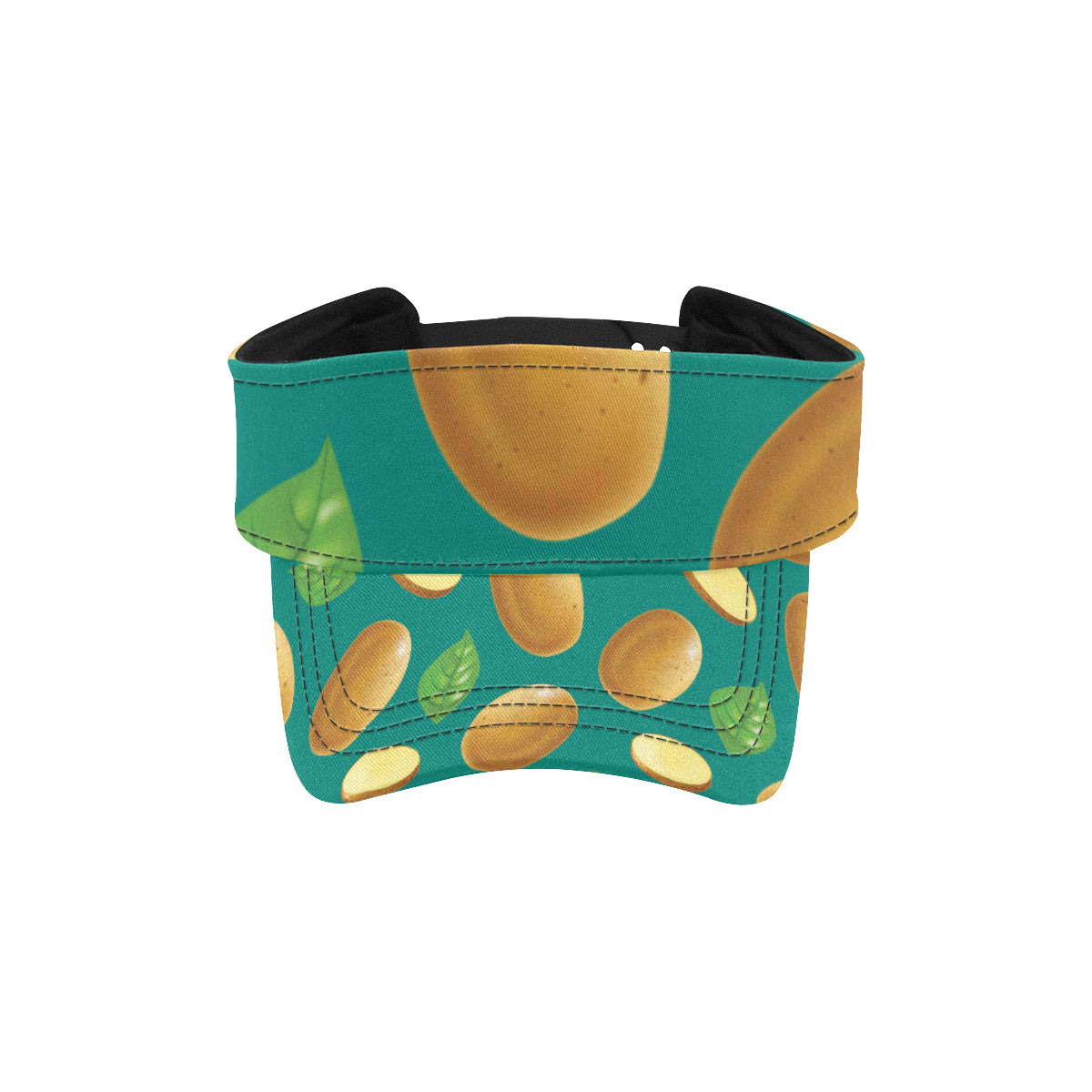 Potato Pattern Print Design A04 Unisex Sun Visor