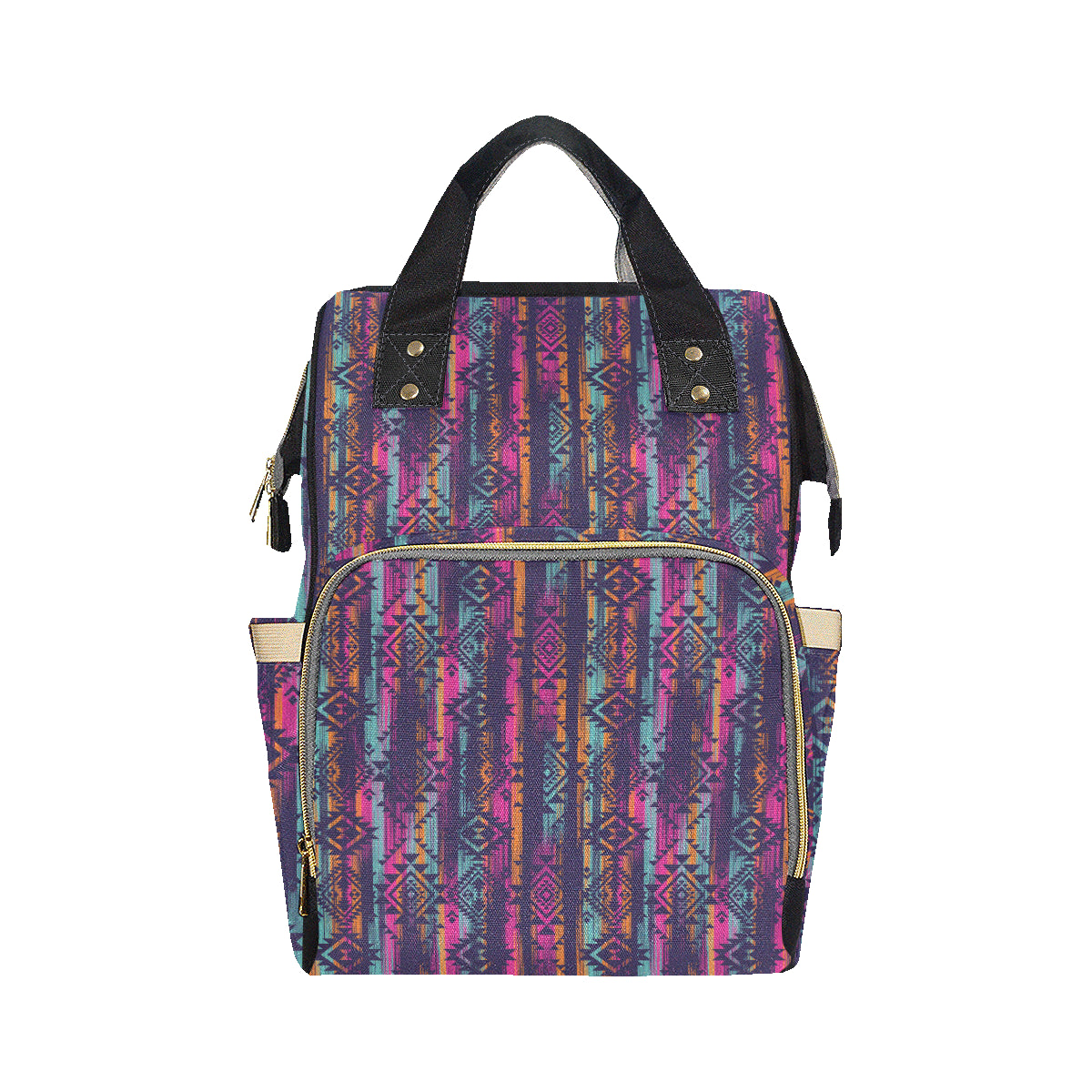 Line Tribal Aztec Diaper Bag Backpack