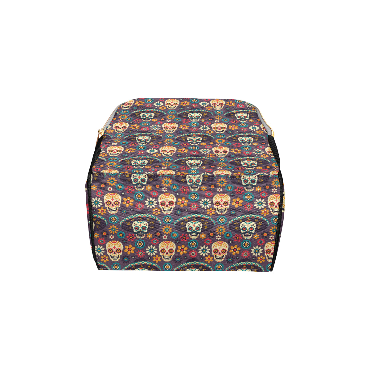sugar skull Maxican Pattern Diaper Bag Backpack