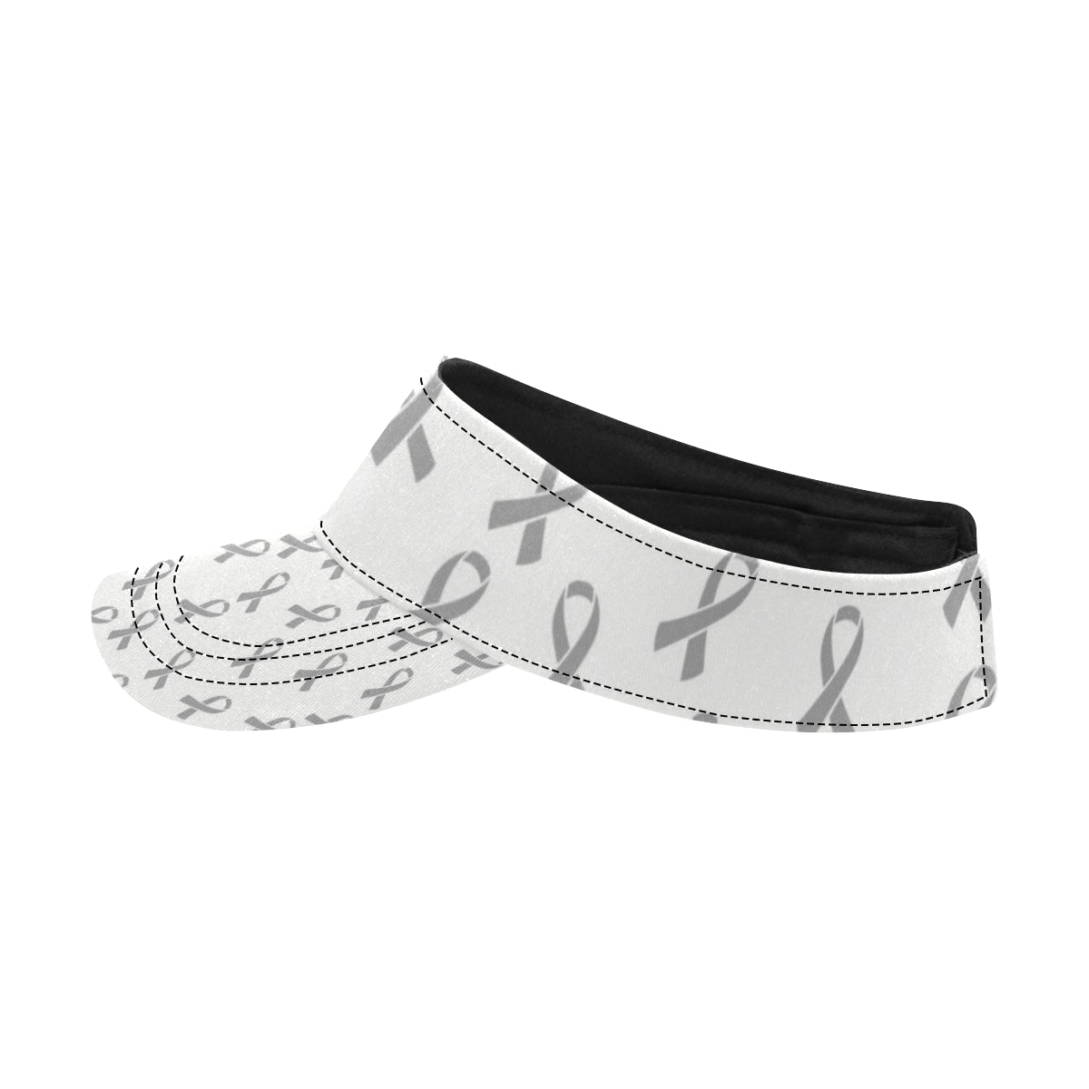 Brain cancer Pattern Print Design 01 Unisex Sun Visor