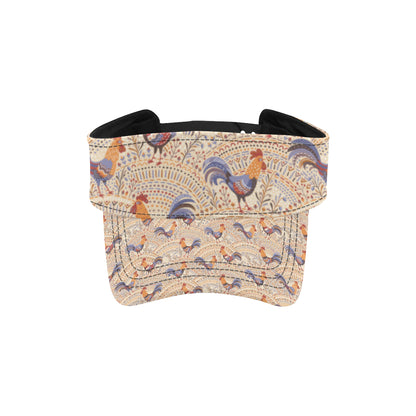Chicken Boho Style Pattern Unisex Sun Visor