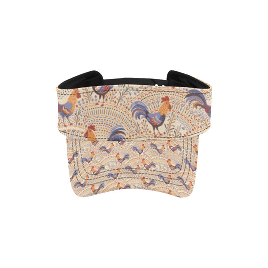 Chicken Boho Style Pattern Unisex Sun Visor