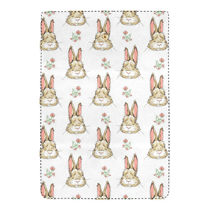 Rabbit Pattern Print Design RB09 Women's Trifold Wallet