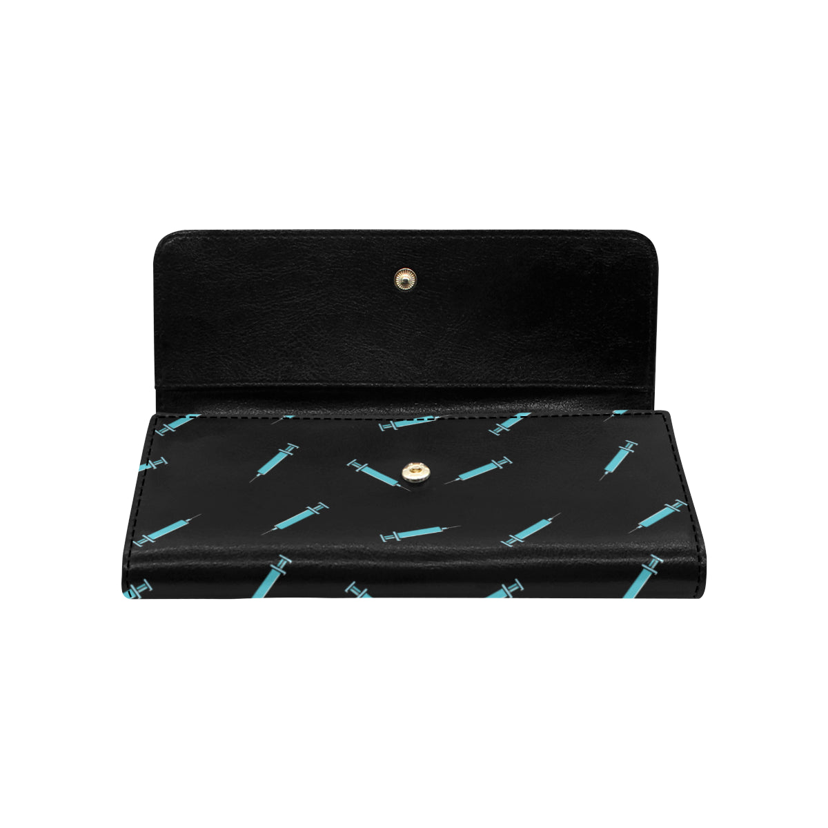 Phlebotomist Pattern Print Design A04 Women's Trifold Wallet