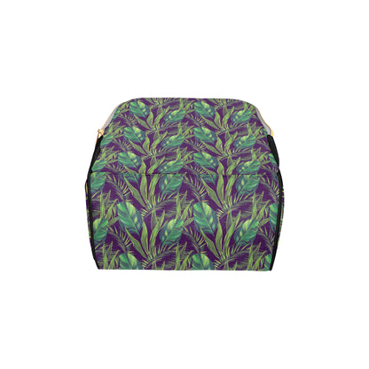 Palm Leaves Pattern Print Design PL03 Diaper Bag Backpack
