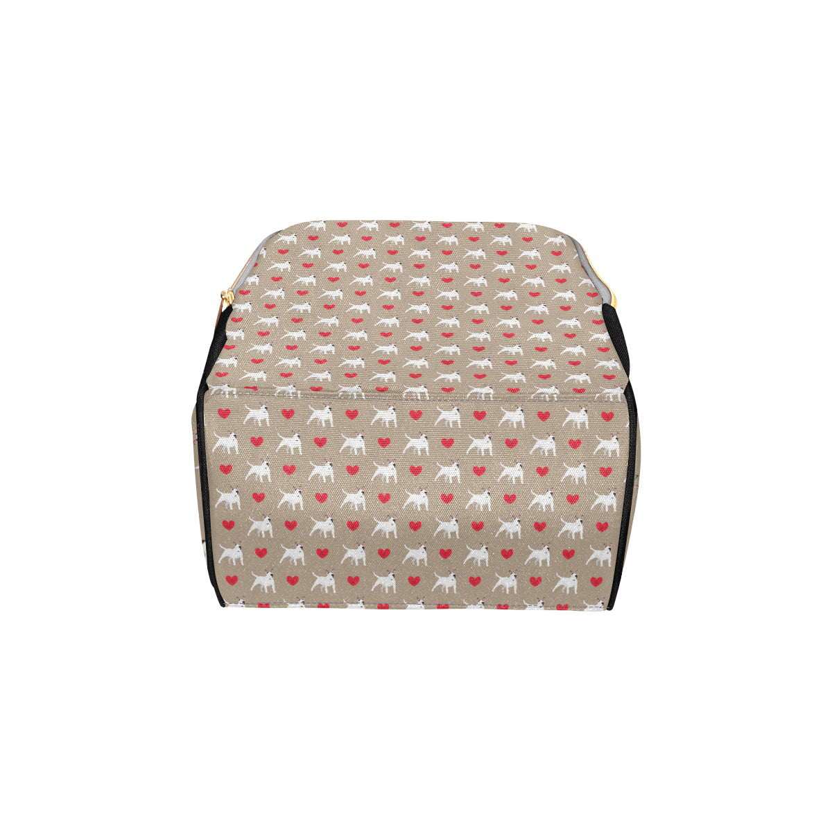Bull Terriers Pattern Print Design 01 Diaper Bag Backpack