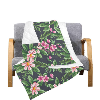Summer Floral Pattern Print Design SF010 Premium Quilt