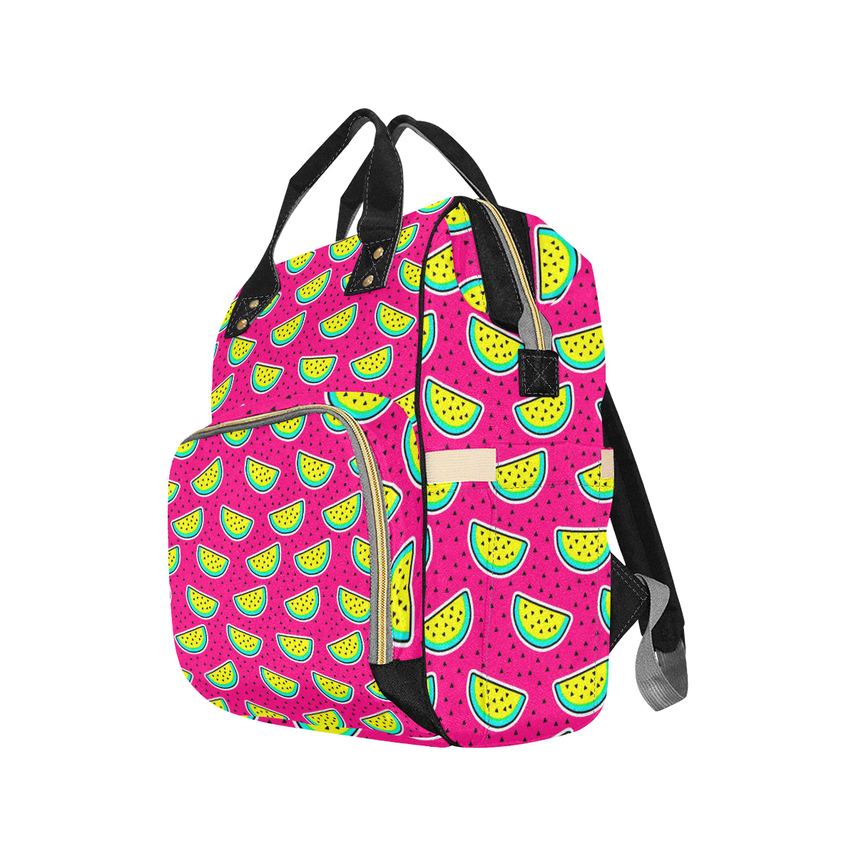 Watermelon Pattern Print Design WM04 Diaper Bag Backpack