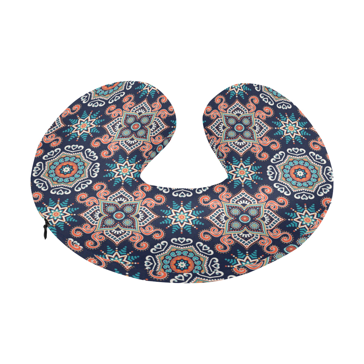 Bohemian Pattern Print Design 02 U-Shaped Travel Neck Pillow