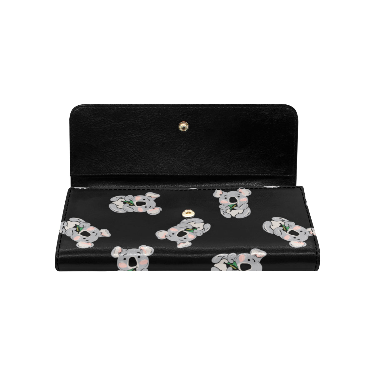 Koala Pattern Print Design 05 Women's Trifold Wallet