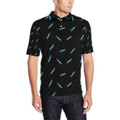 Phlebotomist Pattern Print Design A04 Men Polo Shirt