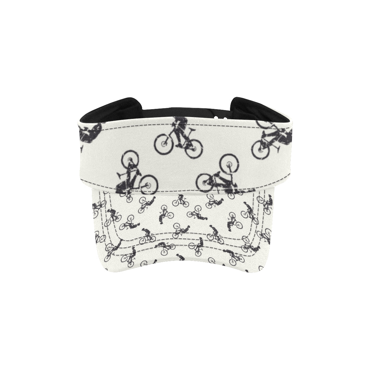 Mountain bike Pattern Print Design 01 Unisex Sun Visor