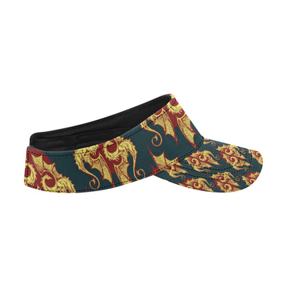 Dragons Gold Design Pattern Unisex Sun Visor