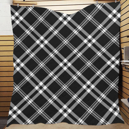 Madras Pattern Print Design 03 Premium Quilt
