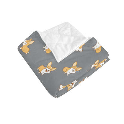 Pembroke Welsh Corgis Pattern Print Design A02 Premium Quilt