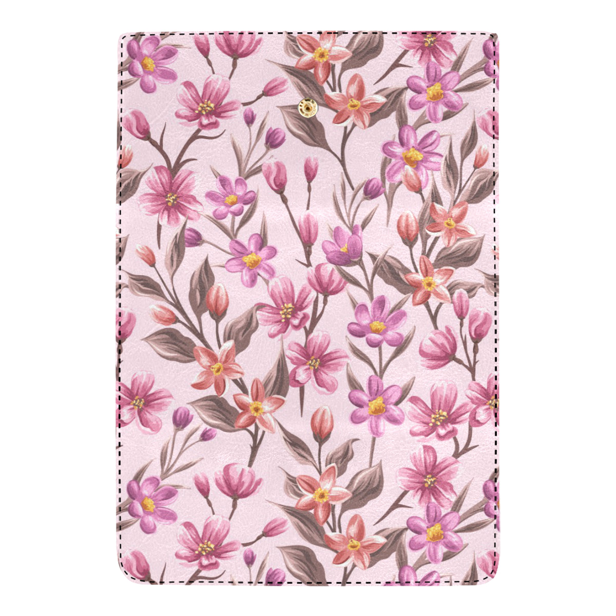 Summer Floral Pattern Print Design SF09 Women's Trifold Wallet