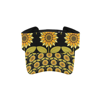 Sunflower Pattern Print Design SF015 Unisex Sun Visor