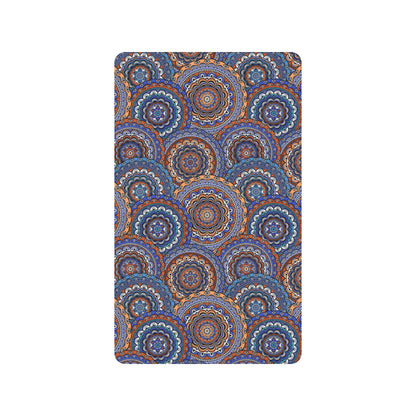 Mandala Boho Chic Design Print Rubber Doormat