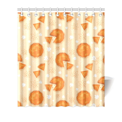 Pie Pattern Print Design A01 Shower Curtain