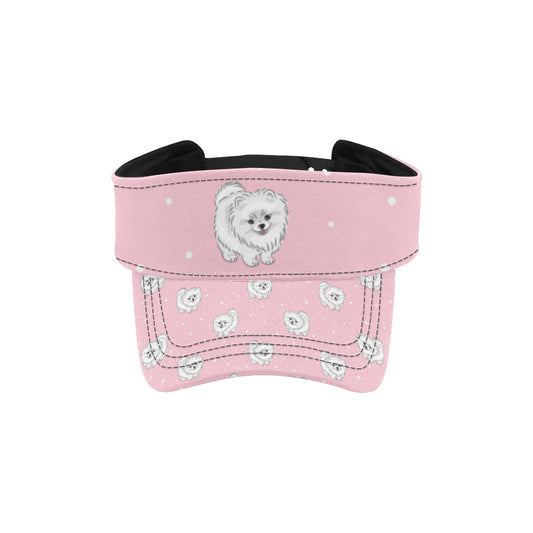 Pomeranians Pattern Print Design A02 Unisex Sun Visor