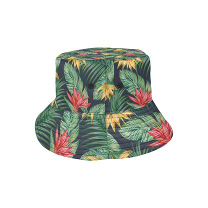 Bird Of Paradise Pattern Print Design BOP09 Unisex Bucket Hat
