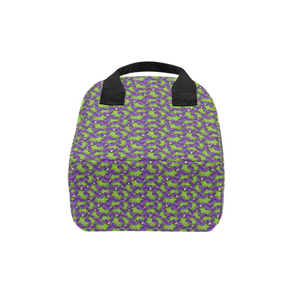 Zombie Foot Design Pattern Print Insulated Lunch Bag