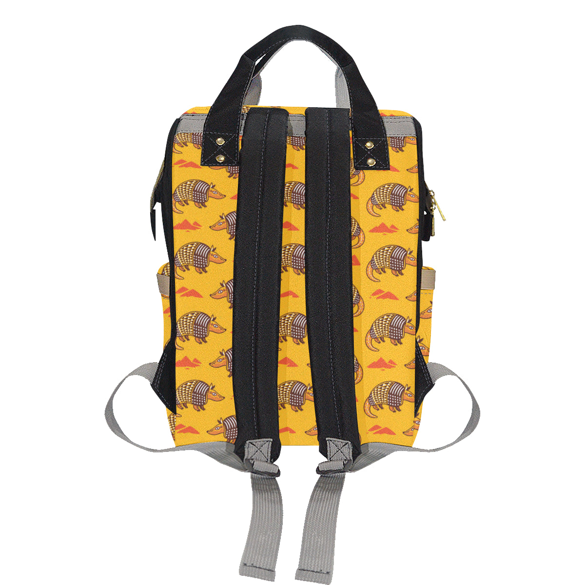 Armadillo Pattern Print Design 03 Diaper Bag Backpack