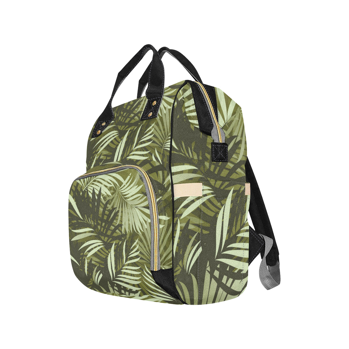 Palm Leaves Pattern Print Design PL05 Diaper Bag Backpack