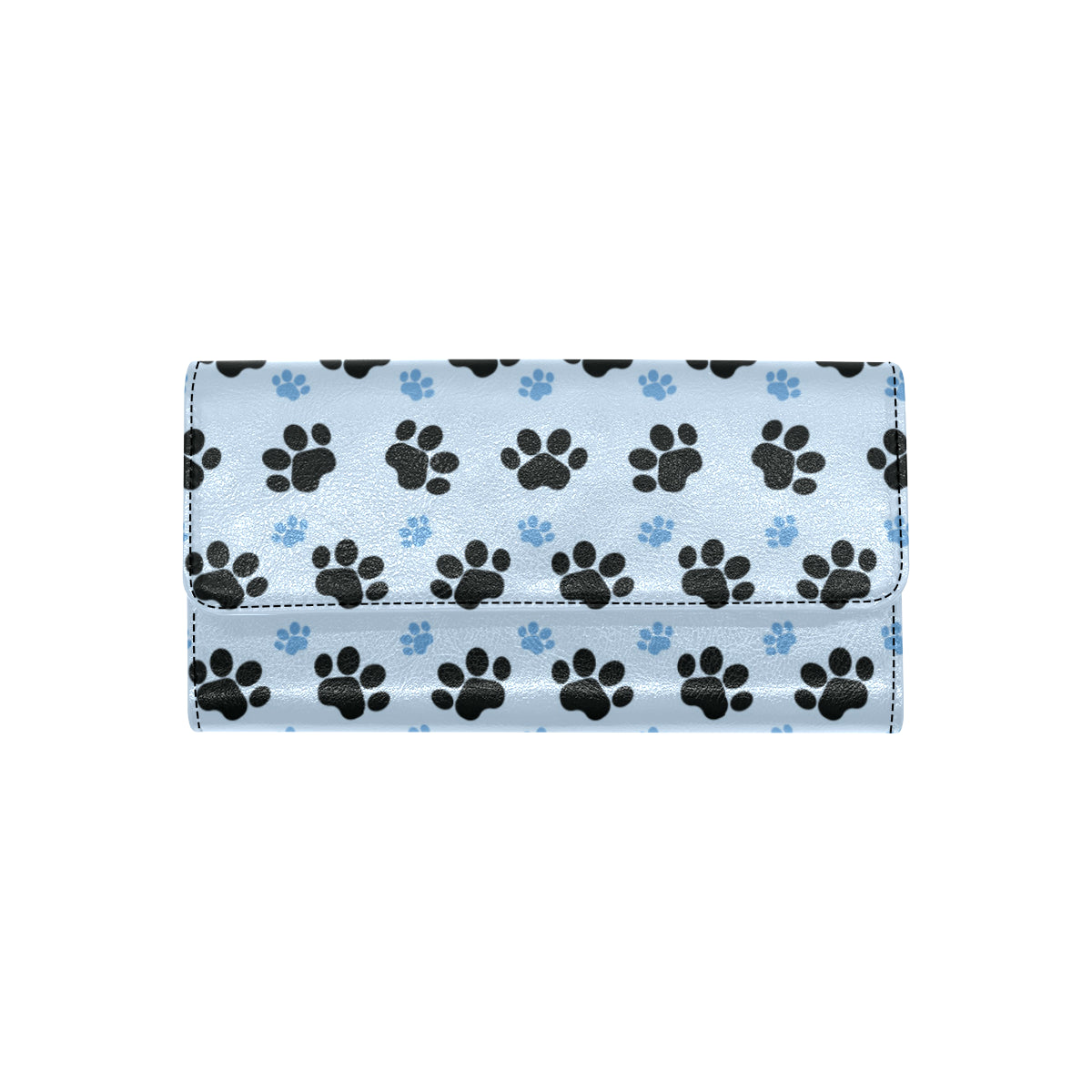 Paw Pattern Print Design A04 Women's Trifold Wallet