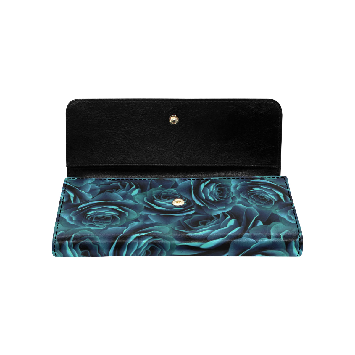 Camellia Pattern Print Design CM04 Women's Trifold Wallet