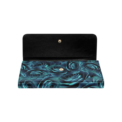 Camellia Pattern Print Design CM04 Women's Trifold Wallet