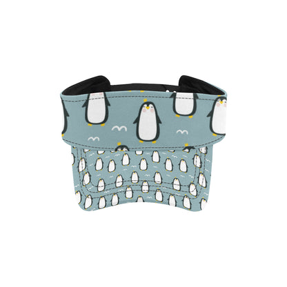 Penguin Pattern Print Design A02 Unisex Sun Visor
