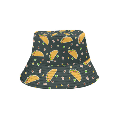 Taco Pattern Print Design TC02 Unisex Bucket Hat