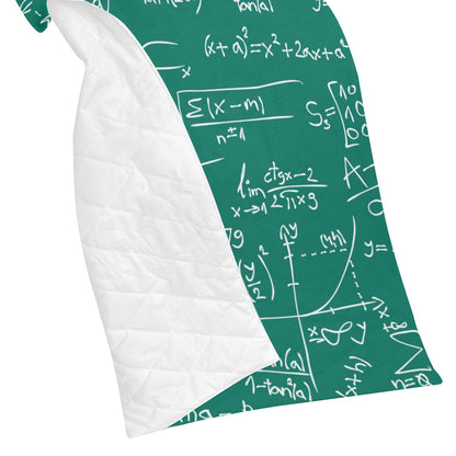 Math Pattern Print Design 01 Premium Quilt