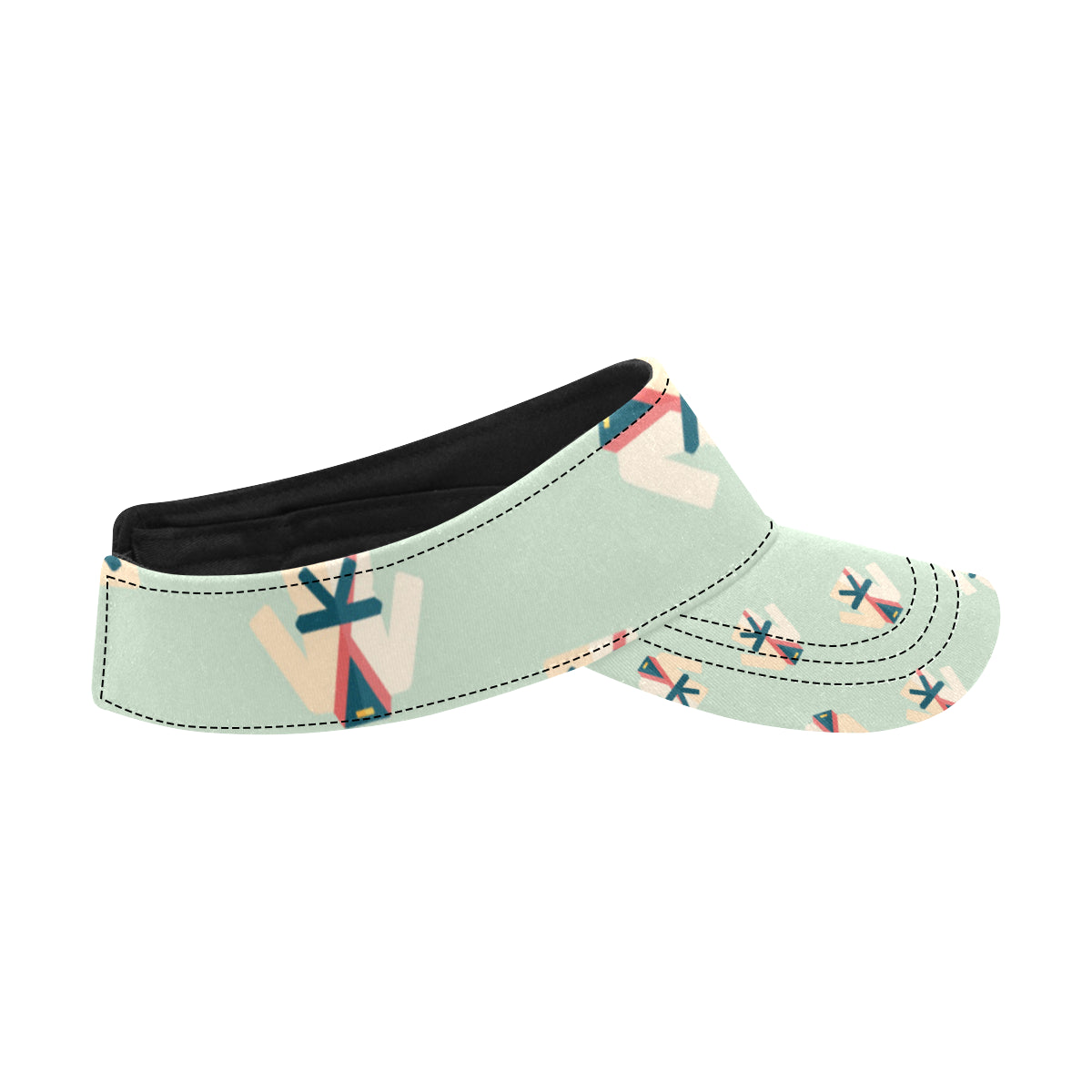 Karate Pattern Print Design 02 Unisex Sun Visor