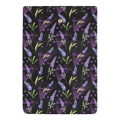 Lavender Pattern Print Design LV07 Women's Trifold Wallet