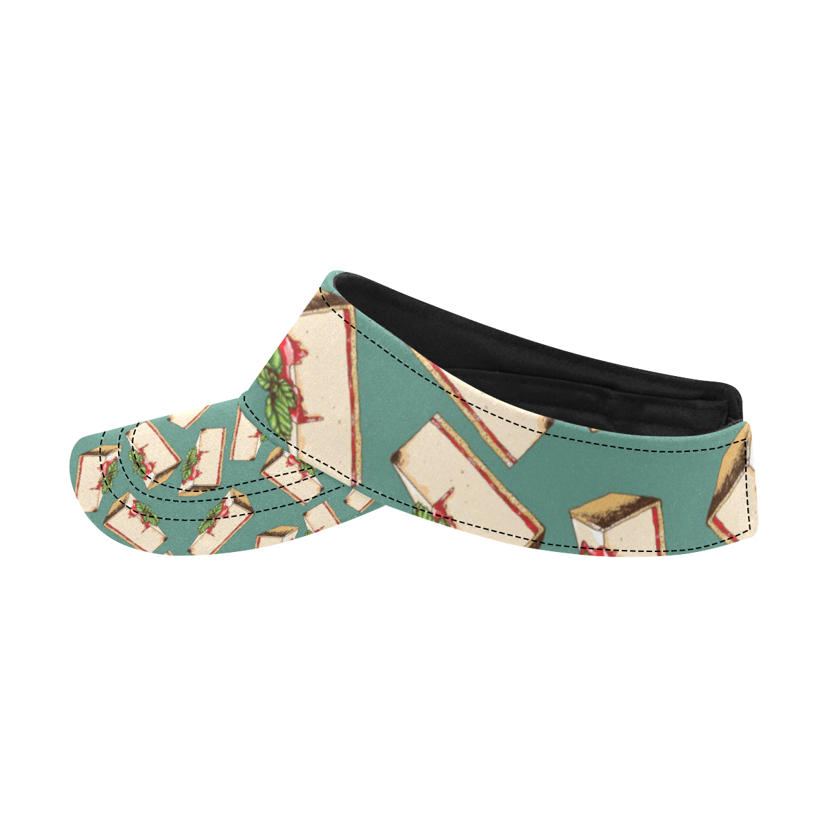 Cheesecake Pattern Print Design CK02 Unisex Sun Visor