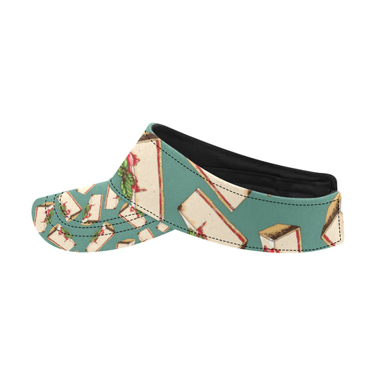 Cheesecake Pattern Print Design CK02 Unisex Sun Visor