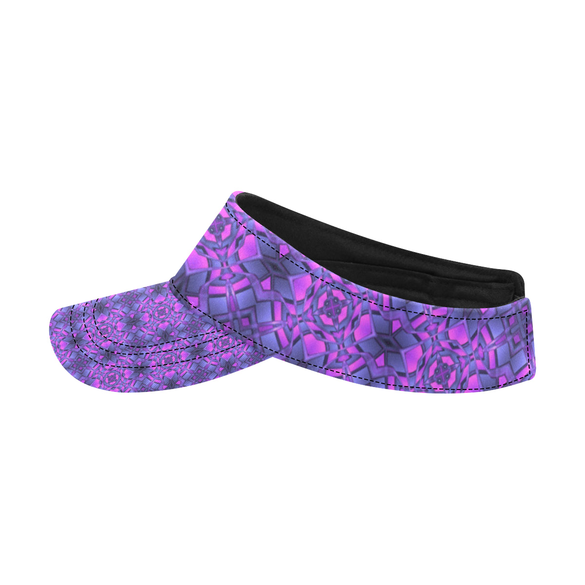 kaleidoscope Pattern Print Design Unisex Sun Visor