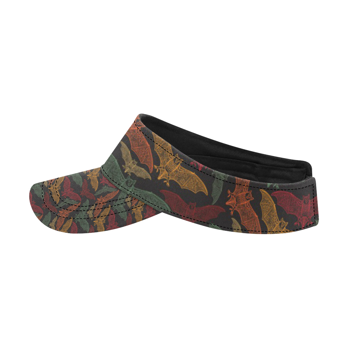 Bat Tribal Pattern Print Design 03 Unisex Sun Visor