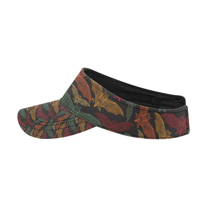 Bat Tribal Pattern Print Design 03 Unisex Sun Visor