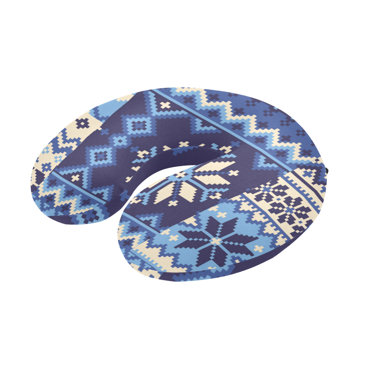 Nordic Pattern Print Design A04 U-Shaped Travel Neck Pillow